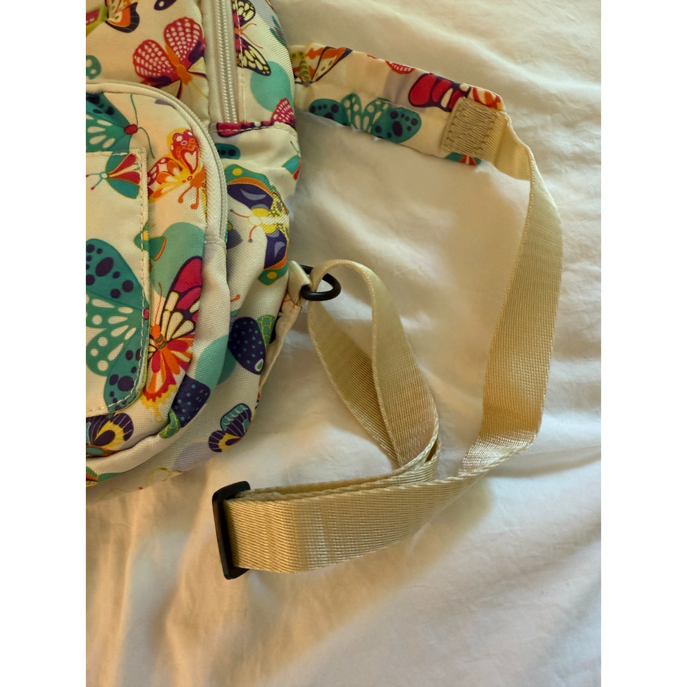 Lily Bloom Butterfly Print Crossbody Backpack Convertible Bag Purse Mini Adjust - Picture 3 of 12